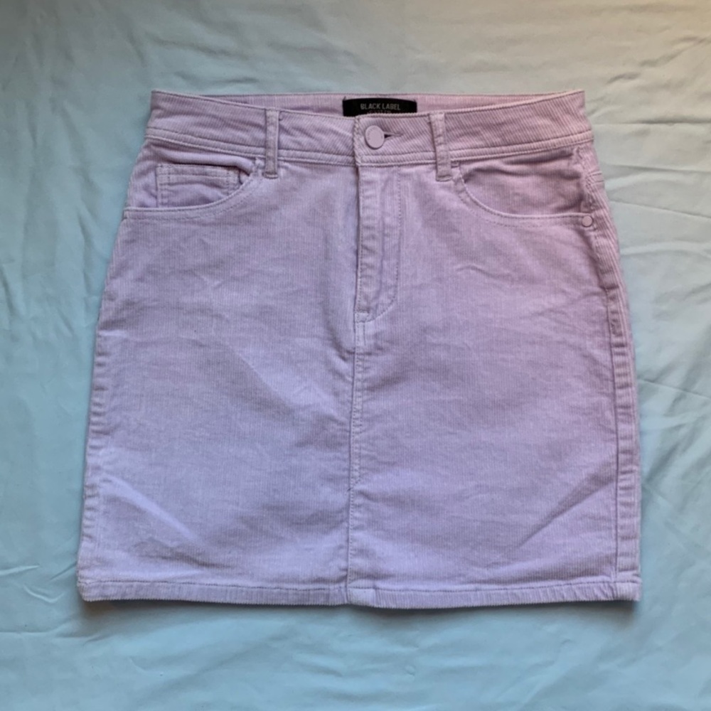 Lilac corduroy skirt